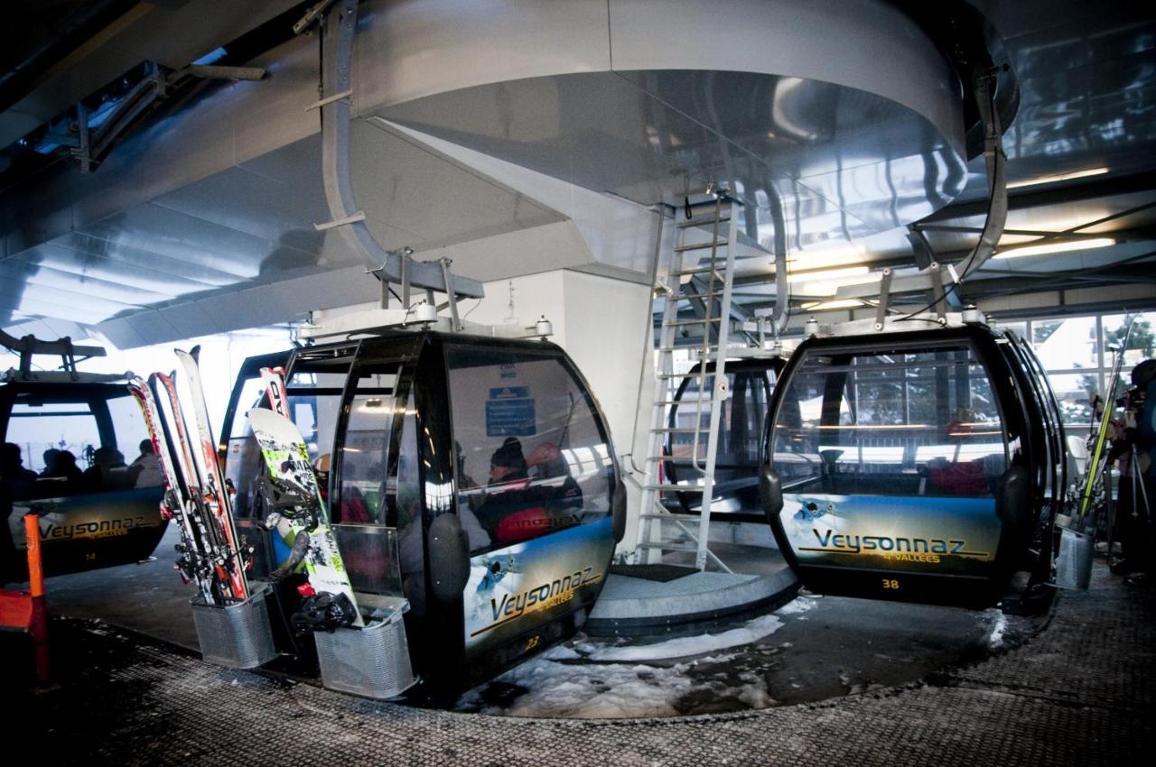 Ski Paradise Mountain & Luxe Apartments Veysonnaz Kültér fotó