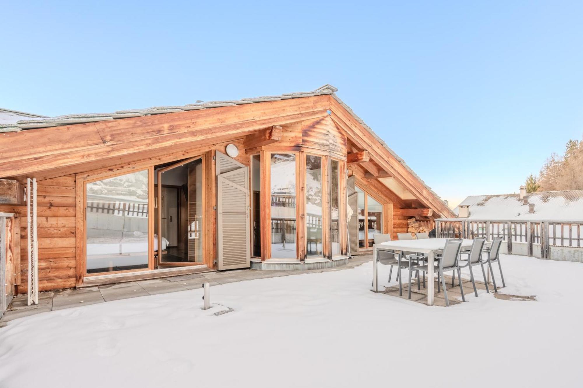 Ski Paradise Mountain & Luxe Apartments Veysonnaz Kültér fotó