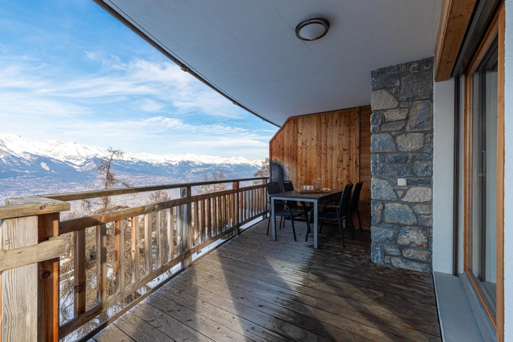Ski Paradise Mountain & Luxe Apartments Veysonnaz Kültér fotó